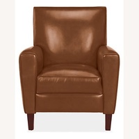 Room & Board Harper Dark Brown Leather Recliner 