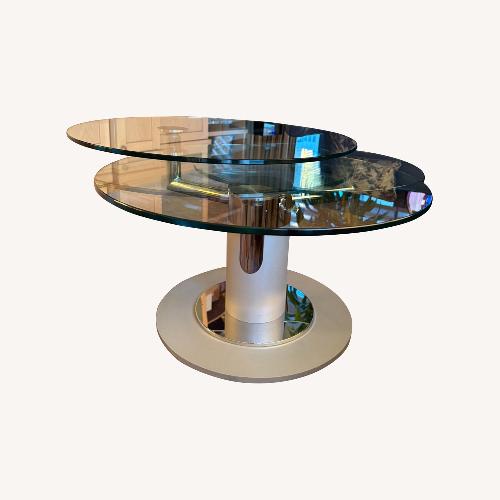 Used Transparent Glass Coffee Table for sale on AptDeco