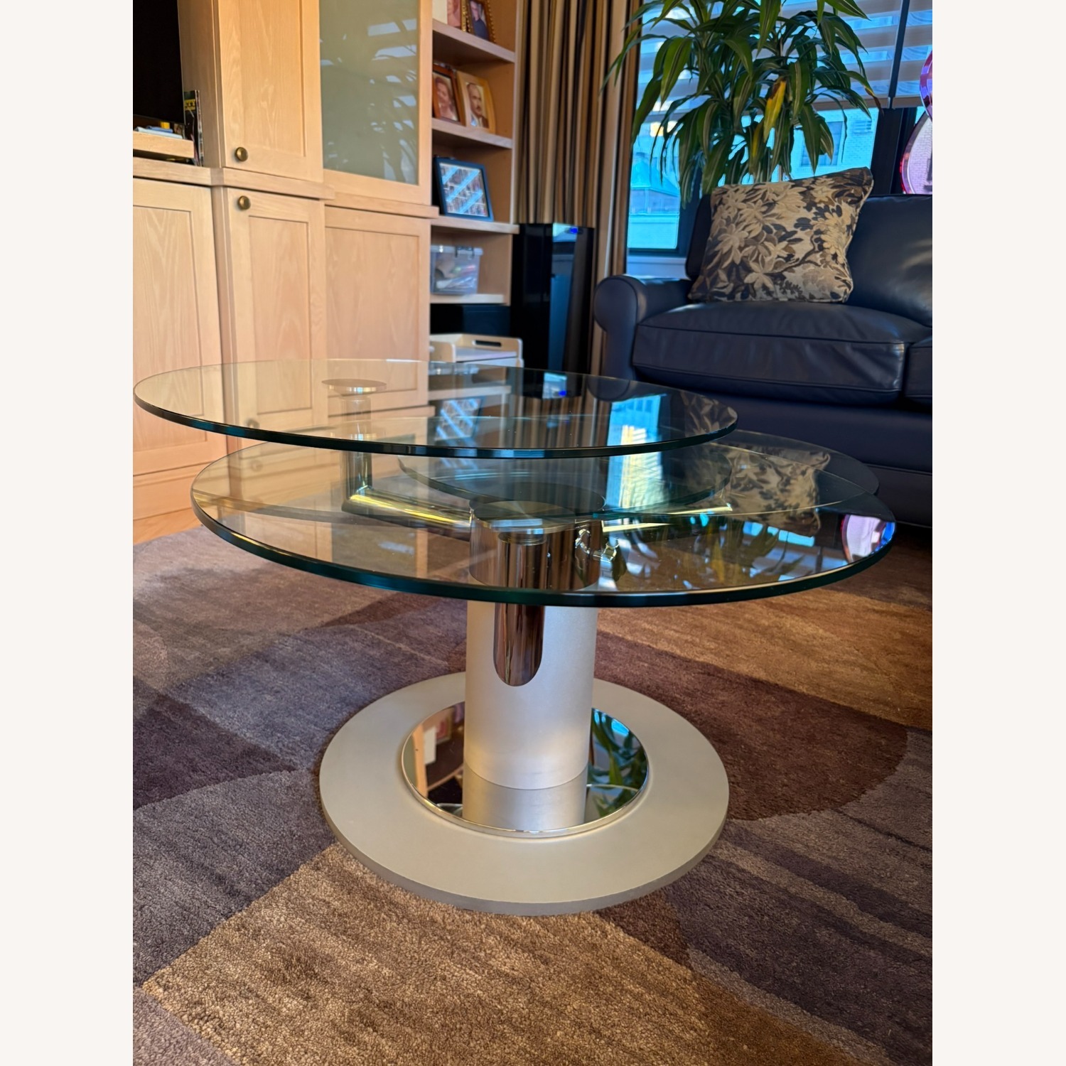 Transparent Glass Coffee Table - image-3