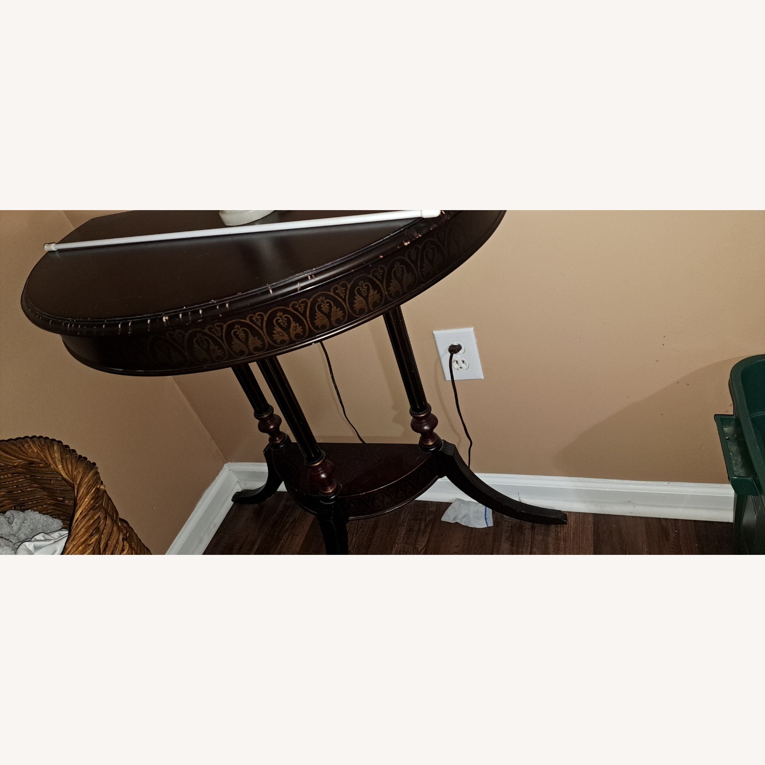 The Bombay Company Dark Brown Wood Side Table - image-3