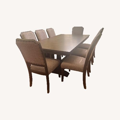 Used Ashley Furniture Dark Brown Wood Dining Sets for sale on AptDeco