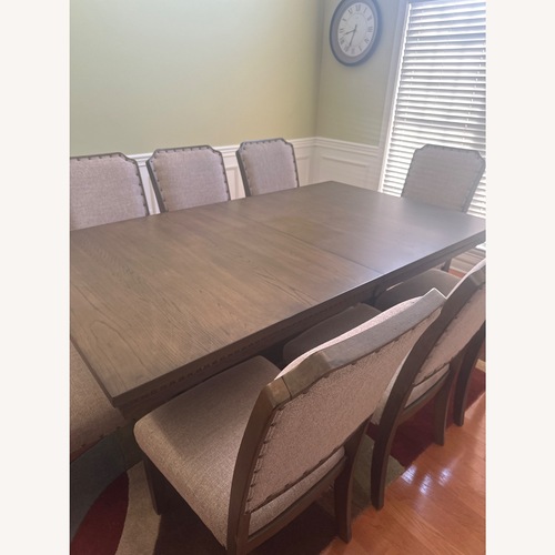 Used Ashley Furniture Dark Brown Wood Dining Sets for sale on AptDeco
