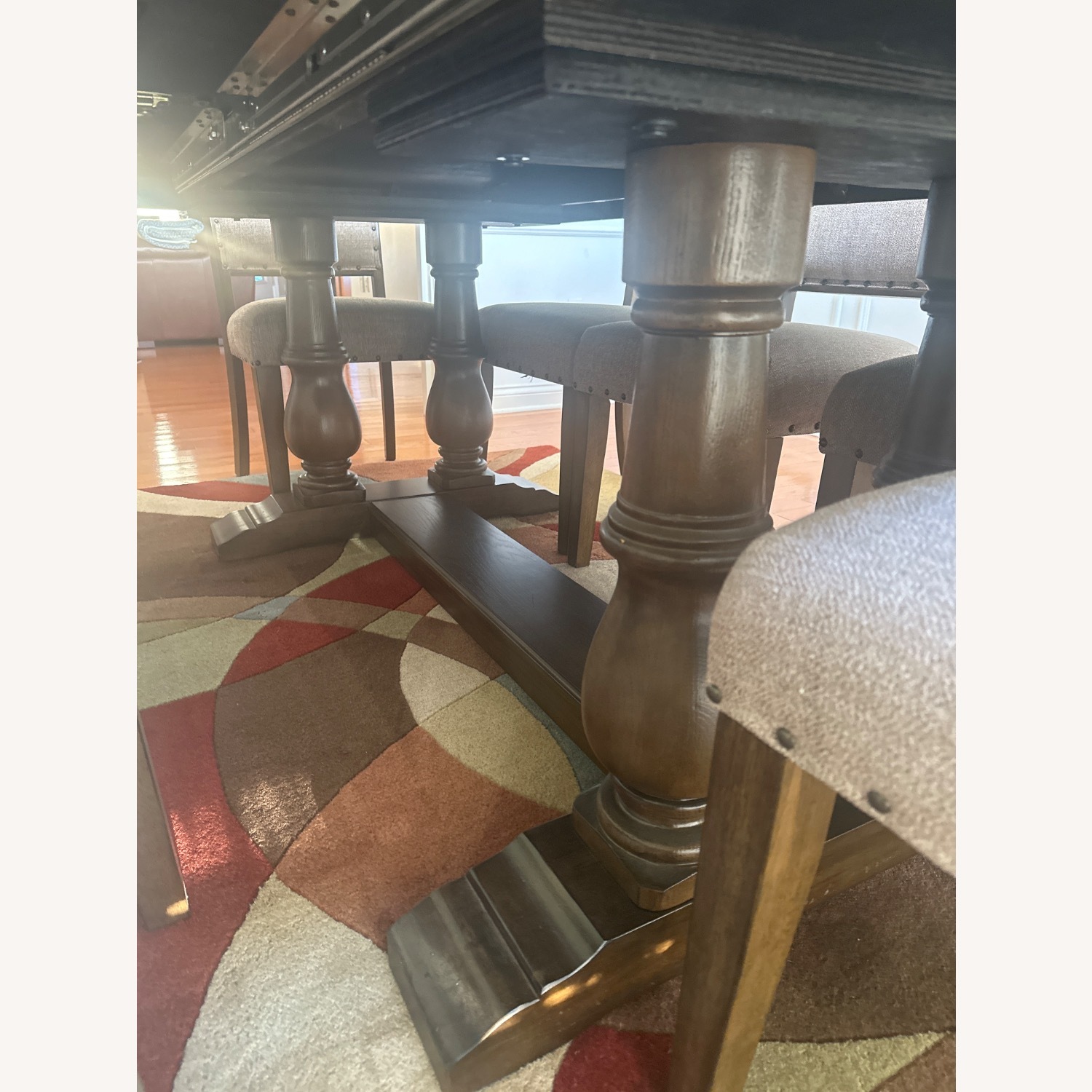 Ashley Furniture Dark Brown Wood Dining Sets - image-4