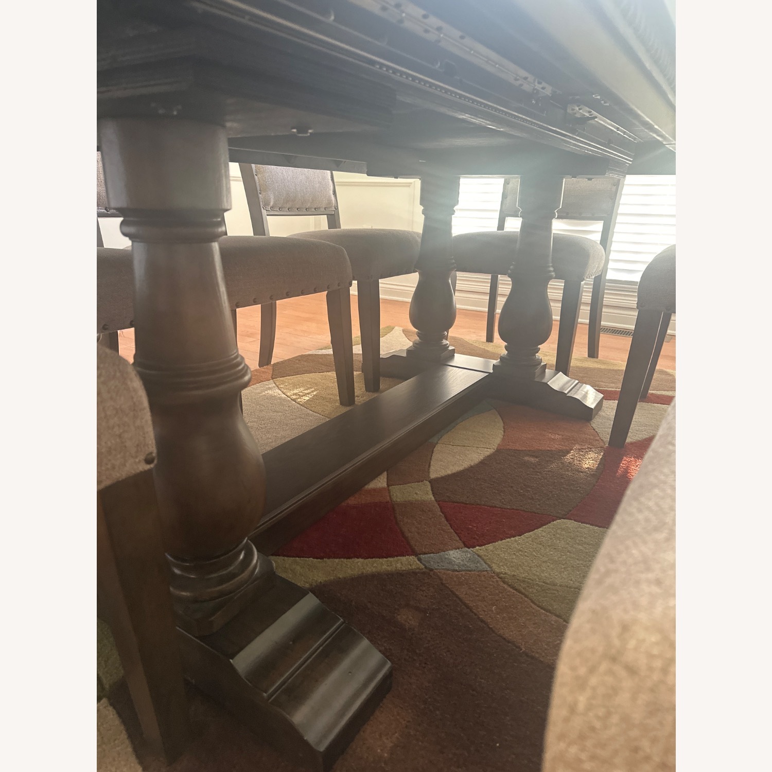 Ashley Furniture Dark Brown Wood Dining Sets - image-3