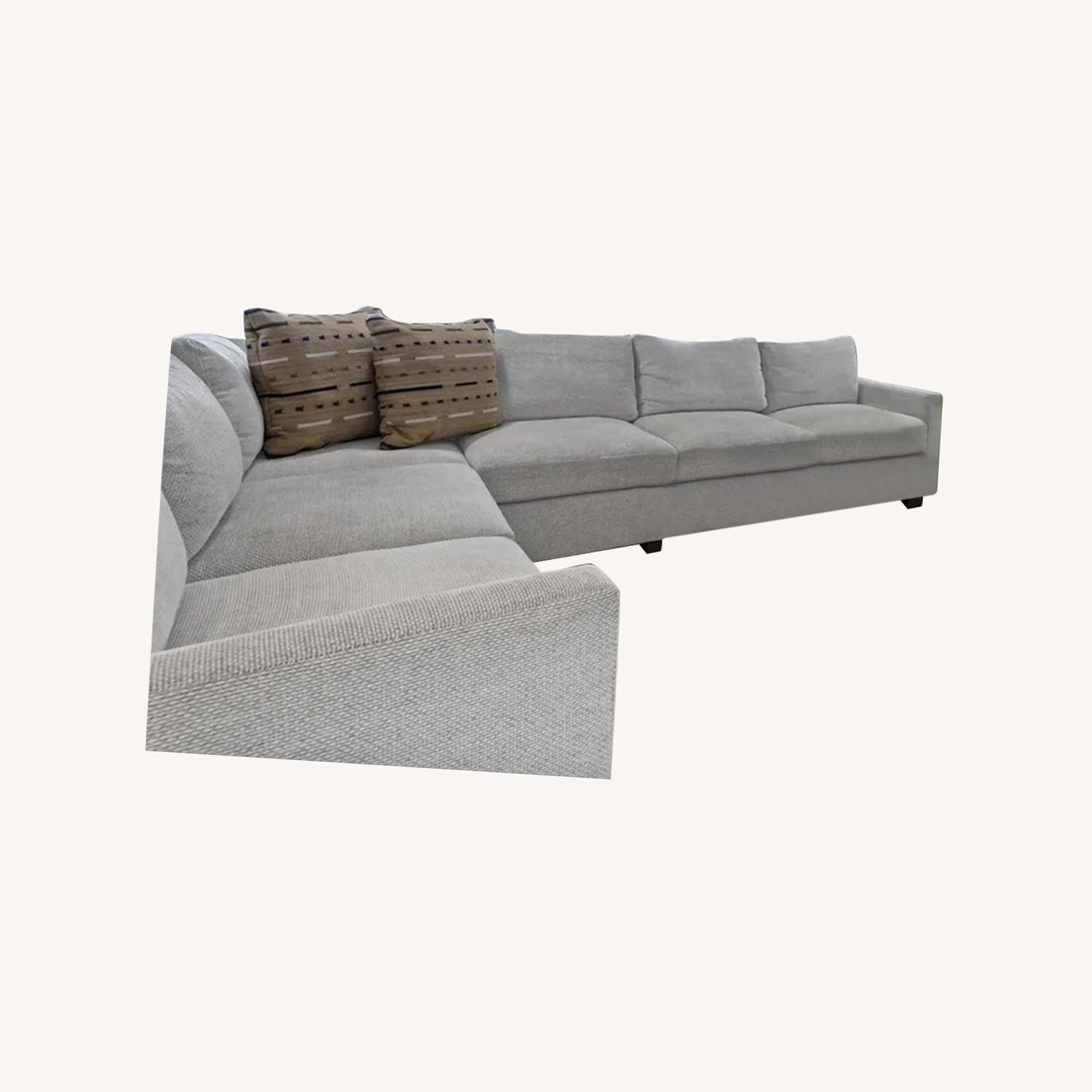 Bernhardt Light Gray 3+ Piece Sectional - image-0
