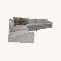 Bernhardt Light Gray 3+ Piece Sectional