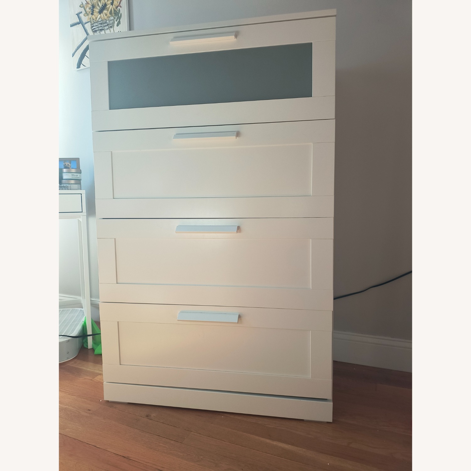 IKEA White 4-Drawer Dresser  - image-1