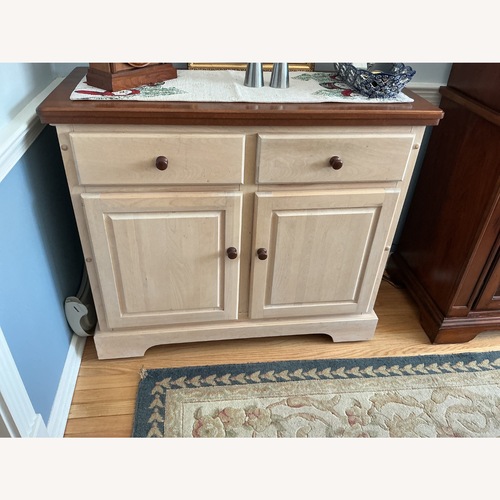 Used Mealey Light Brown Wood Sideboard for sale on AptDeco