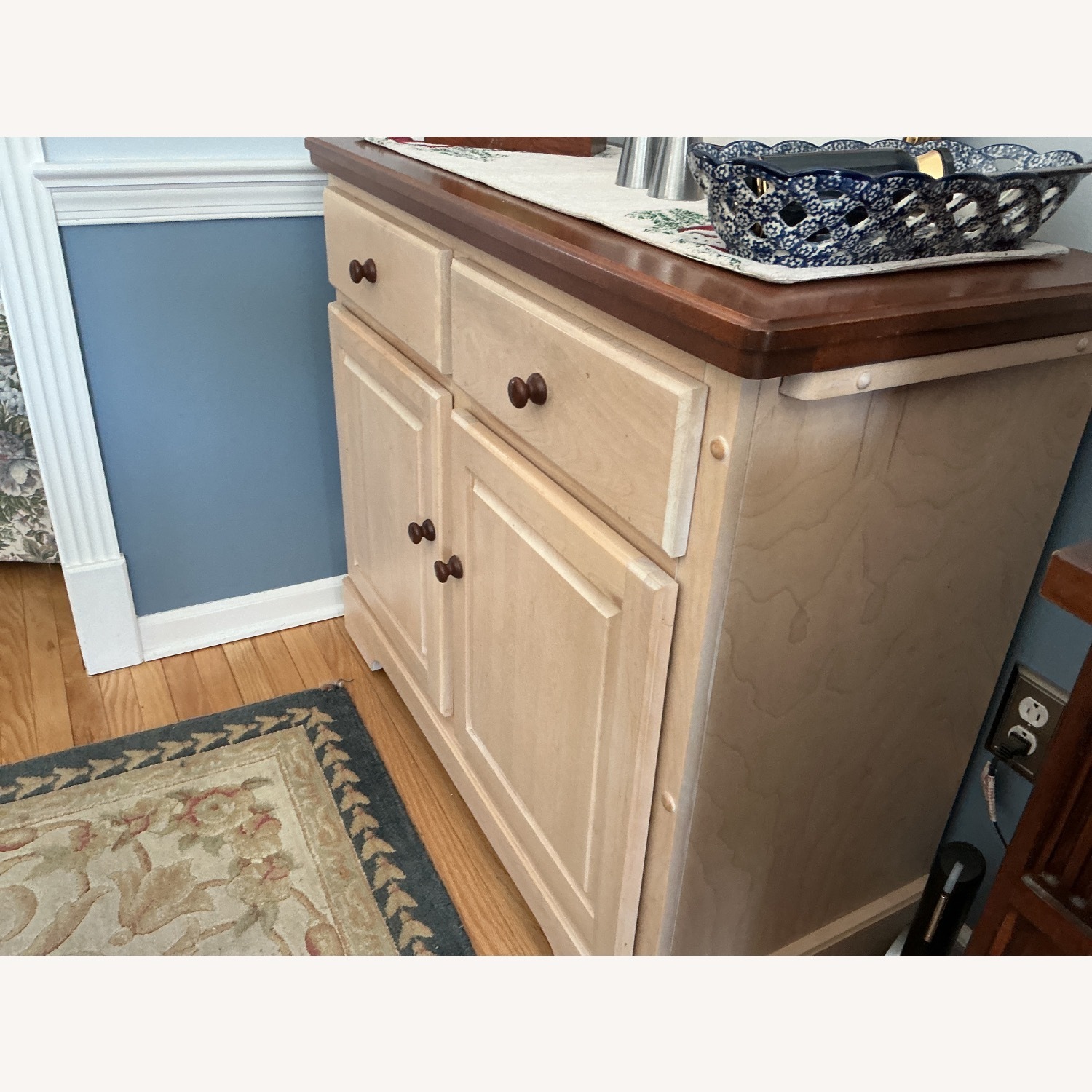 Mealey Light Brown Wood Sideboard - image-1