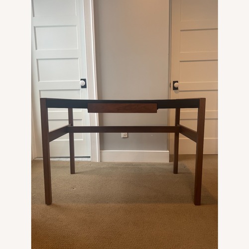 Used Design Within Reach Risom Dark Brown Wood Desk for sale on AptDeco