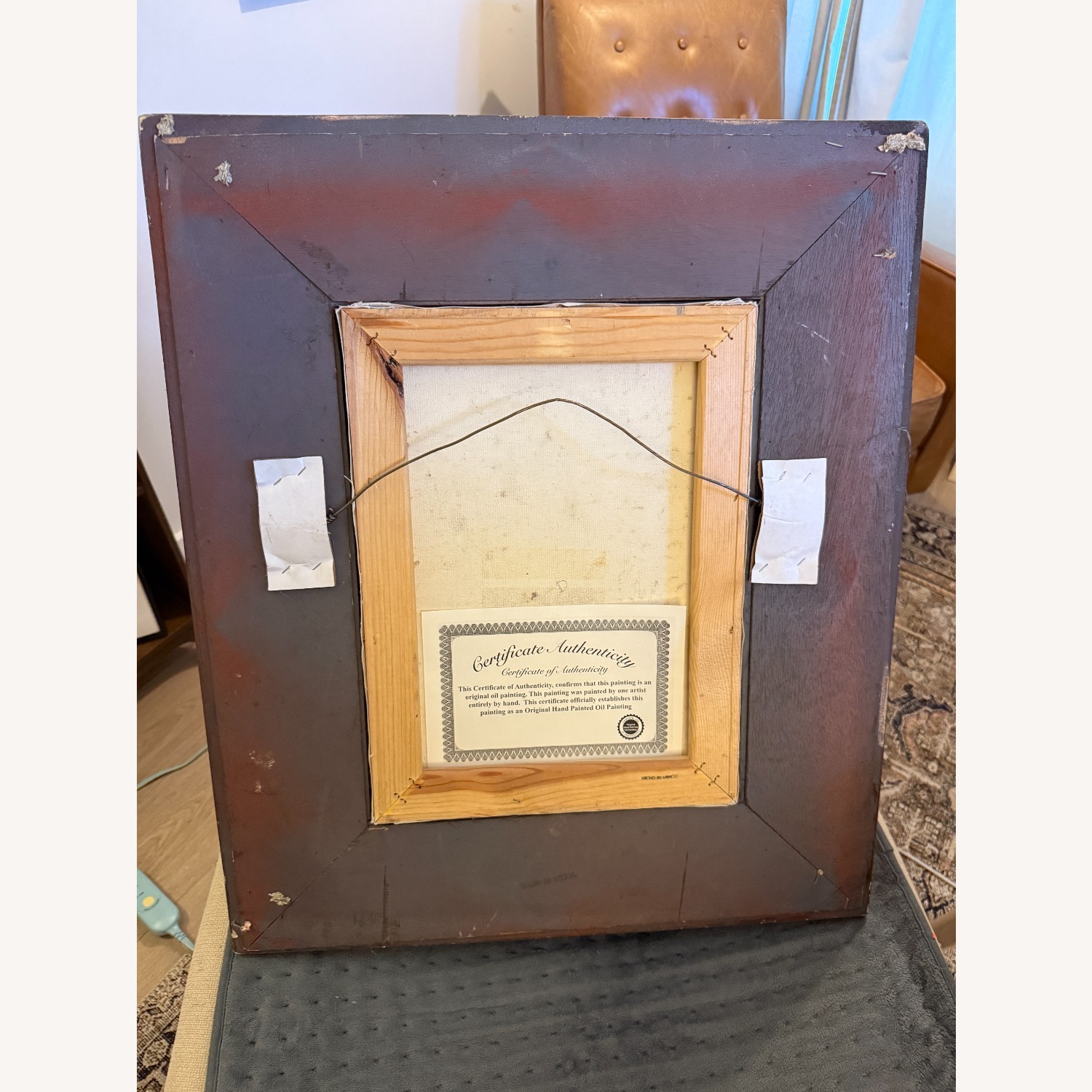 Original Oil Still Life Painting Peppers Basket - image-2