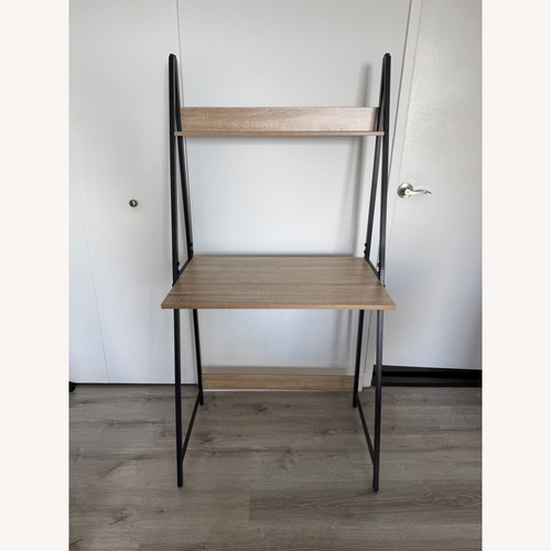 Used 2-Tier Ladder Computer Desk with Storage Bookshelf for sale on AptDeco
