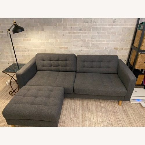 Used IKEA Landskrona 3-seat Sofa with Ottoman for sale on AptDeco