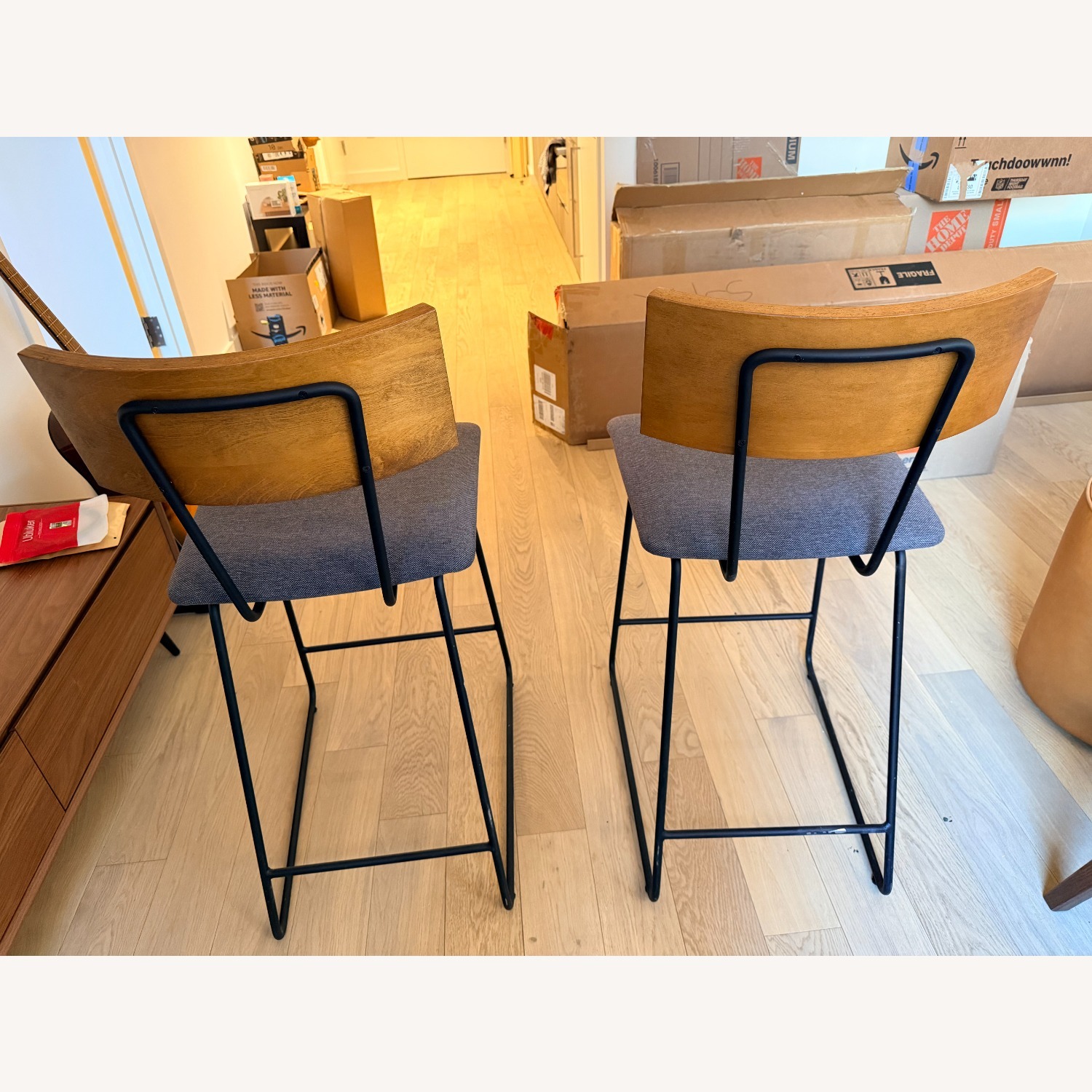 Scandinavian Designs Light Brown Dining Chairs - image-1