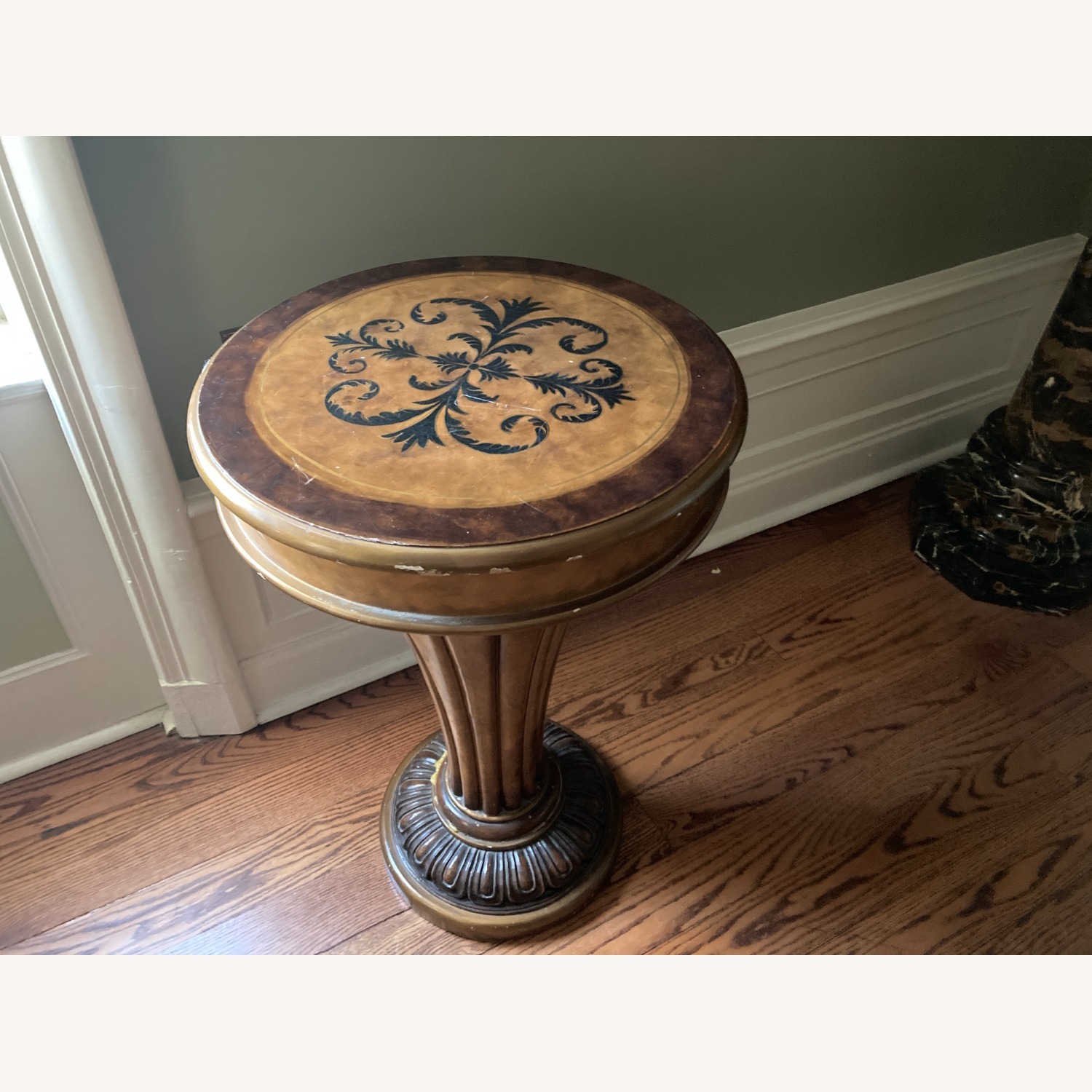 Light Brown Side Table - image-2