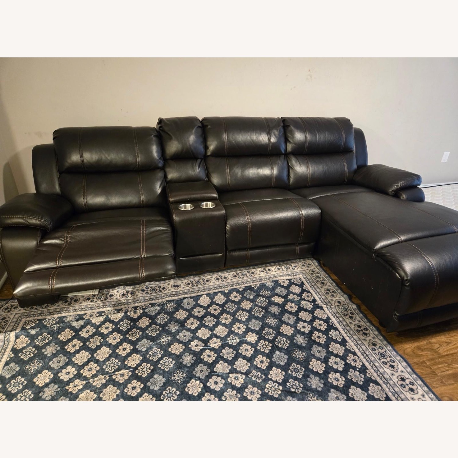 Raymour & Flanigan Dark Brown 3+ Piece Sectional - image-1