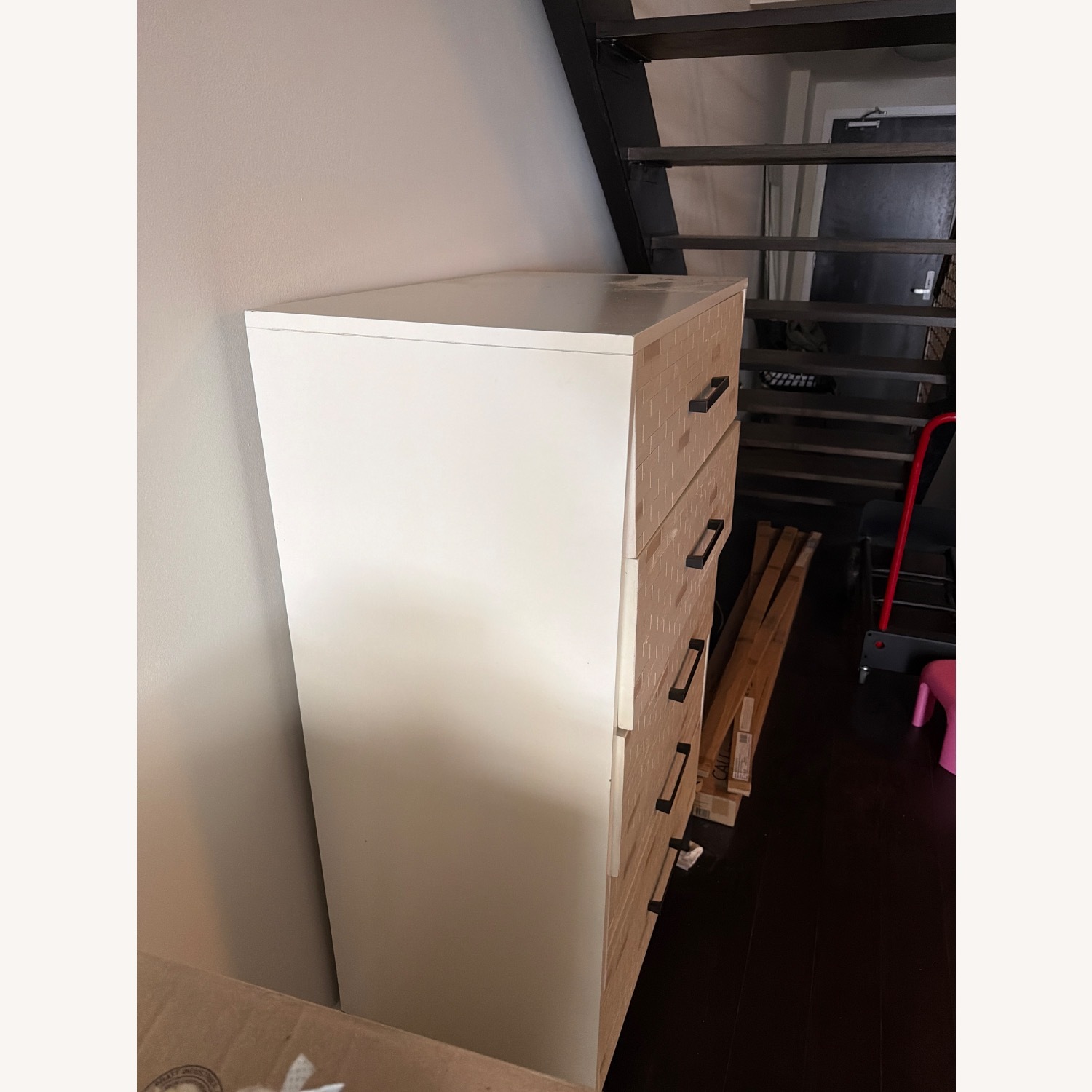 West Elm Wood Tiled 5-Drawer Dresser - image-3