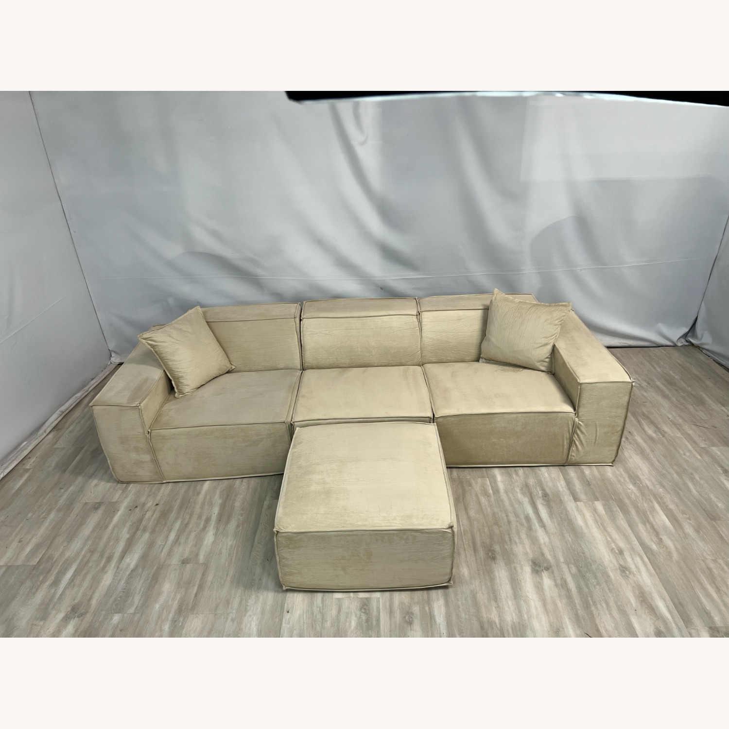 Rove Labs M1 Three Seater Sofa and Ottoman - image-1