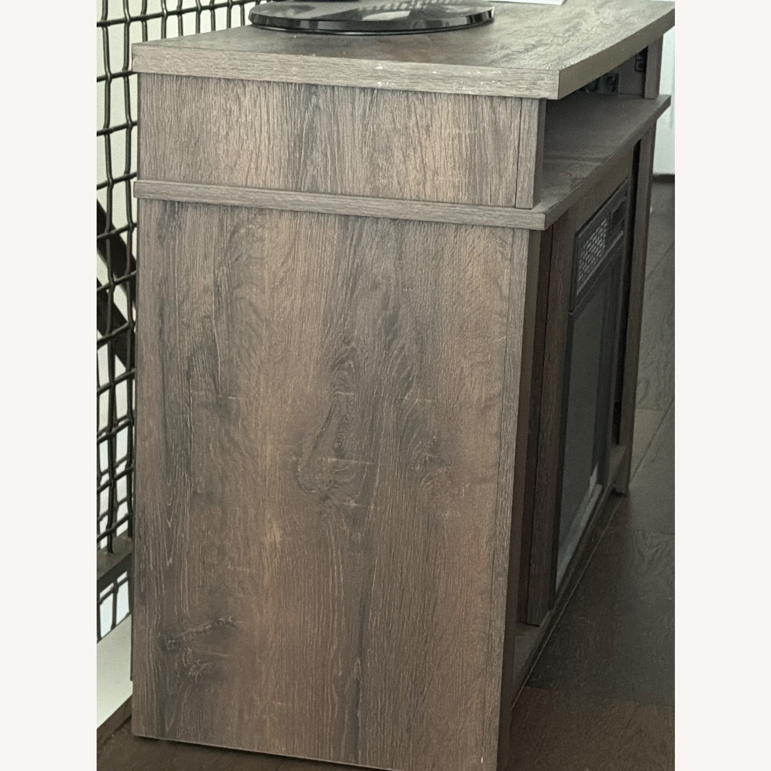 Dark Brown Media Storage - image-3