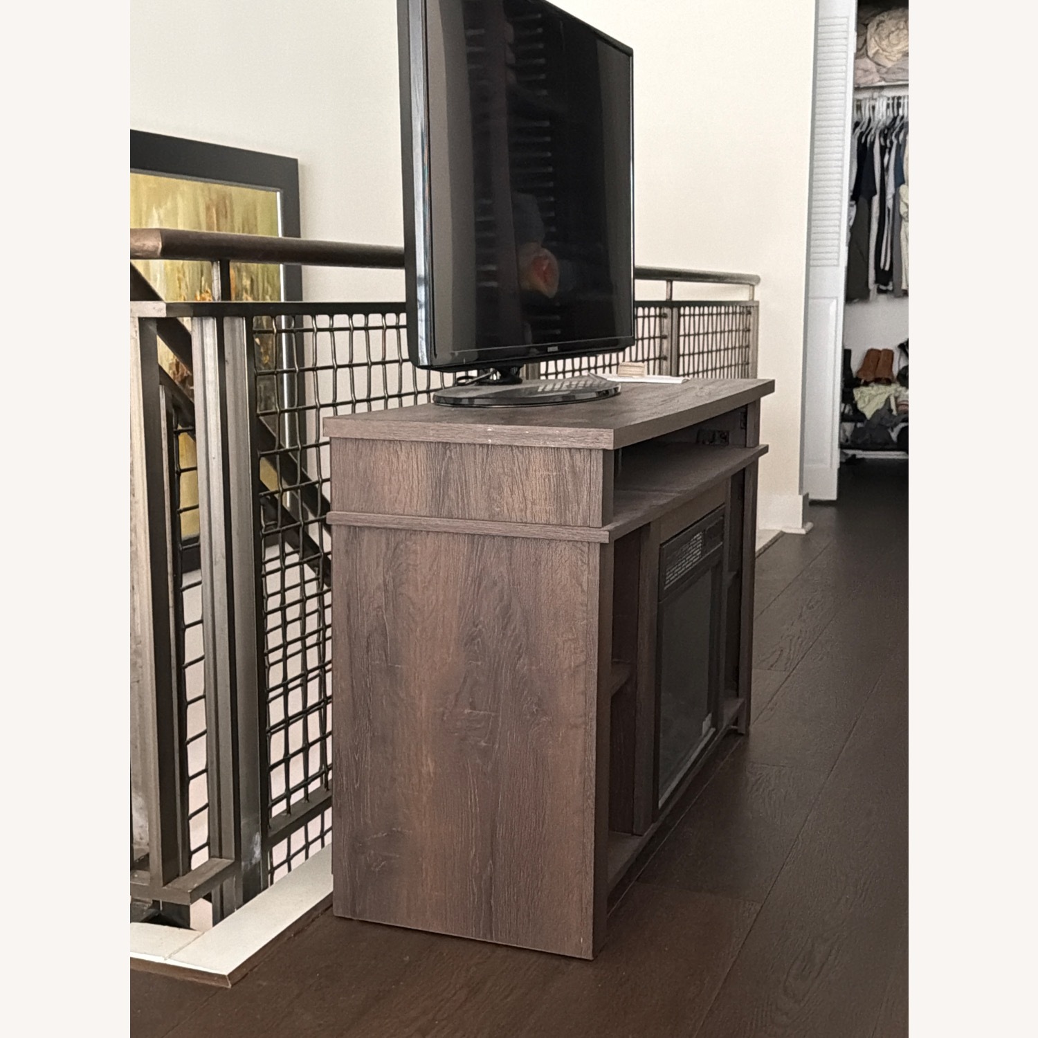 Dark Brown Media Storage - image-2