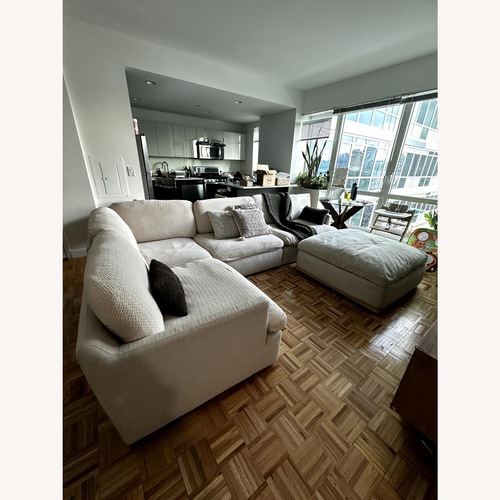 Used Ashley Furniture Natural Fabric 3+ Seater Sofa for sale on AptDeco