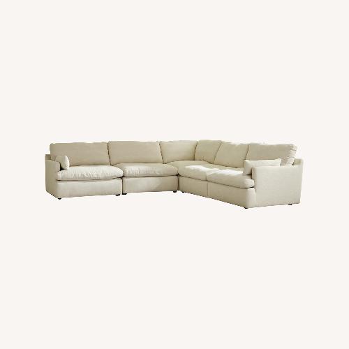 Used Ashley Furniture Natural Fabric 3+ Seater Sofa for sale on AptDeco