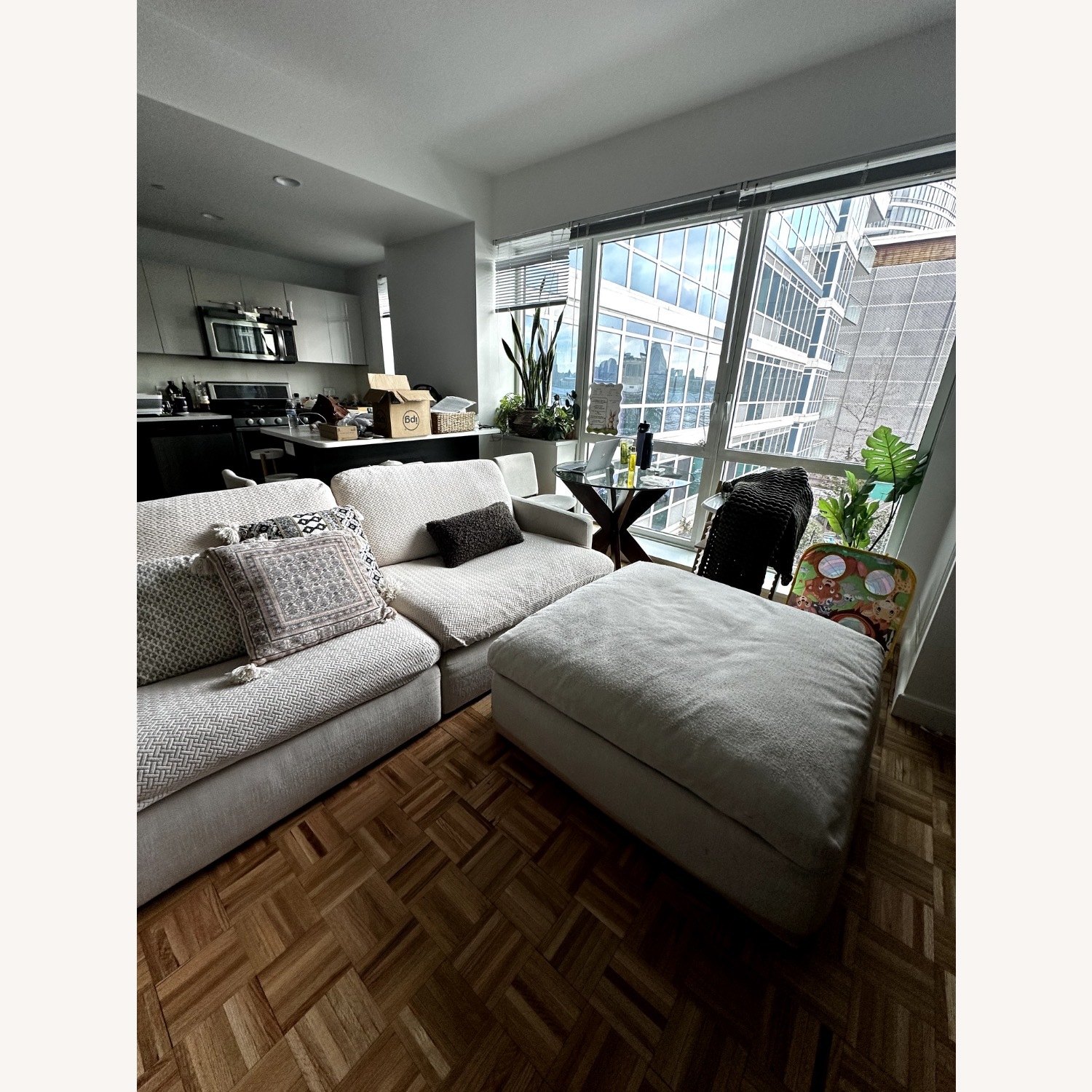 Ashley Furniture Natural Fabric 3+ Seater Sofa - image-3