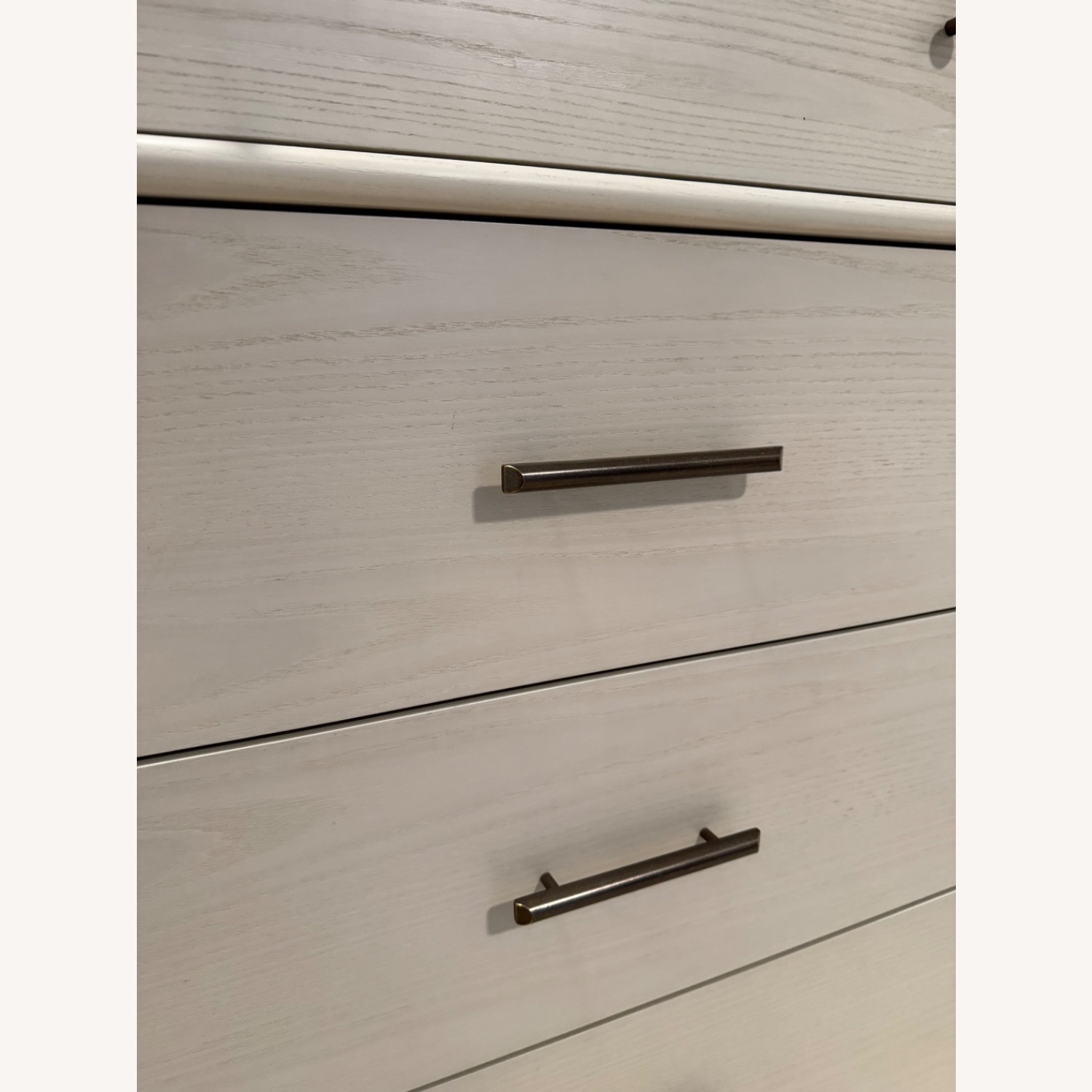 West Elm Mid Century Light Gray Wood Dresser - image-4