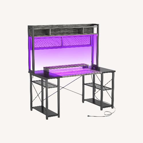 Used Amazon Blue Metal Desk for sale on AptDeco