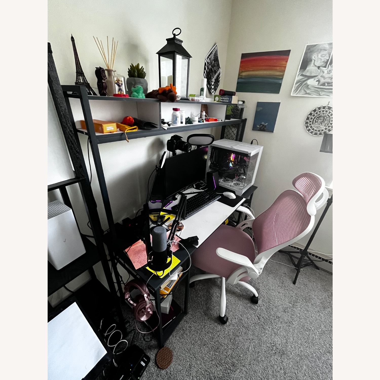 Amazon Blue Metal Desk - image-4