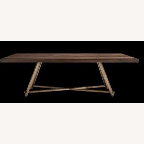 Used Arhaus Nika Coffee Table Wood Coffee Table for sale on AptDeco