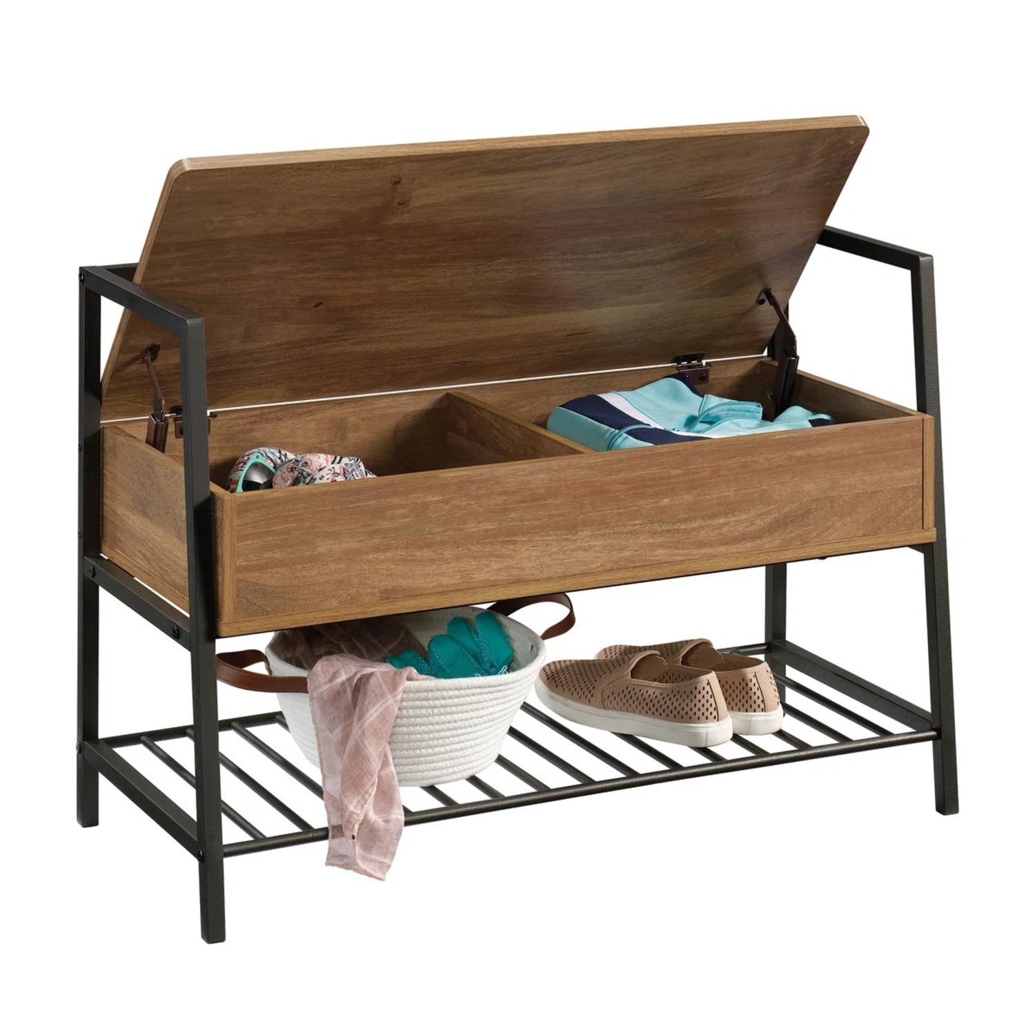 Wayfair Shoe Bench with Flip Top Storage - image-3