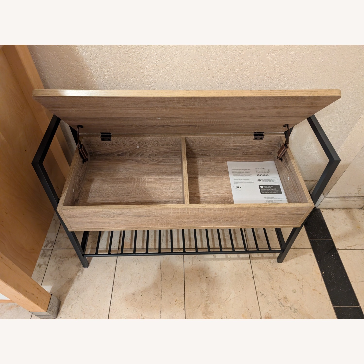 Wayfair Shoe Bench with Flip Top Storage - image-2