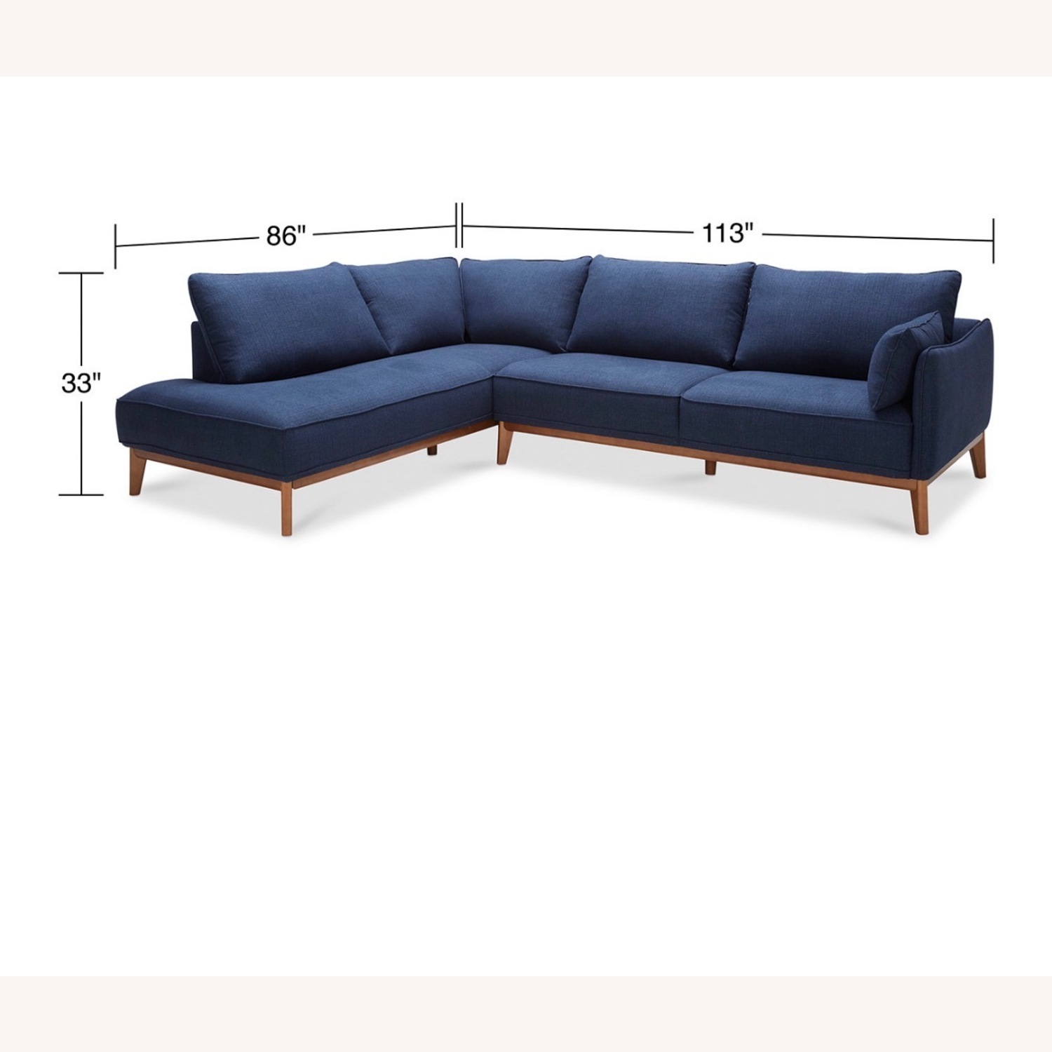 Macy's Jollene Fabric Sectional - image-3