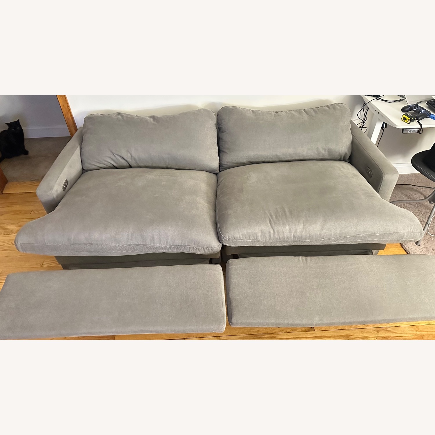 Bob's Discount  3 Piece Modular power reclining sofa - image-1