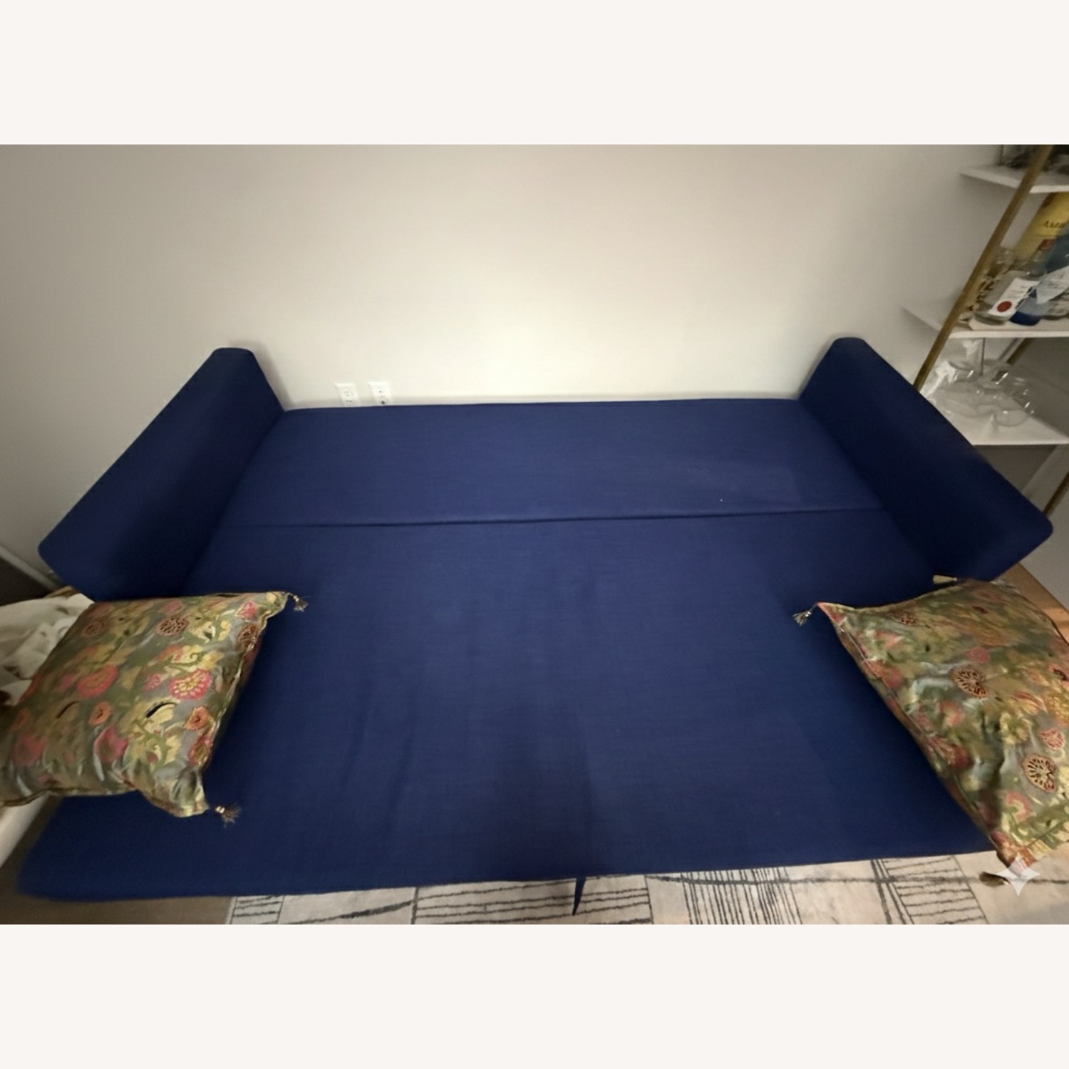 IKEA Frieheten Blue Sleeper Sofa - image-2