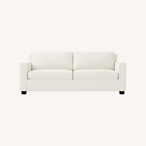 Used West Elm Natural Velvet Sleeper Sofa for sale on AptDeco