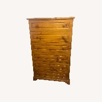 Natural Oak Deep Drawers Dresser
