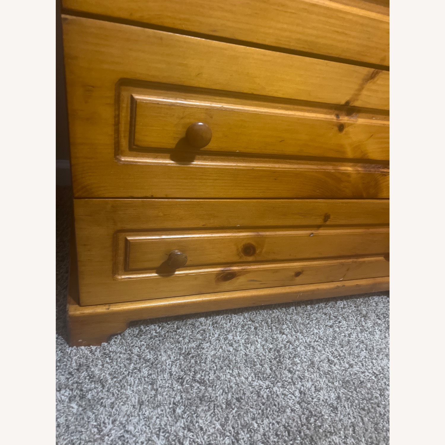Natural Oak Deep Drawers Dresser - image-2