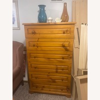 Natural Oak Deep Drawers Dresser
