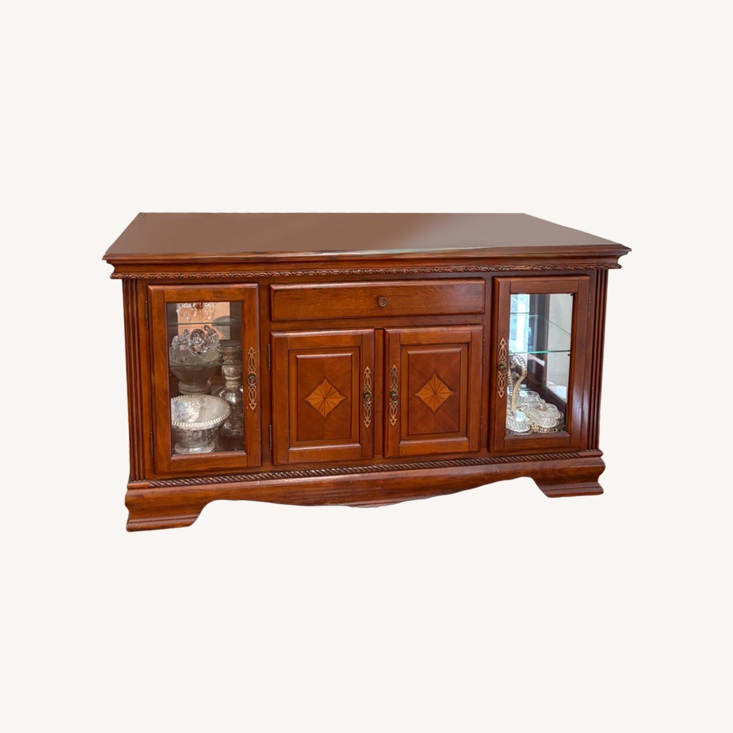 China Furniture & Arts Dark Brown Sideboard - image-0