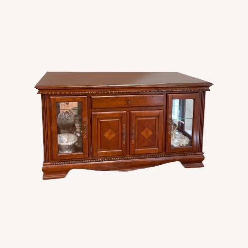 Used China Furniture & Arts Dark Brown Sideboard for sale on AptDeco