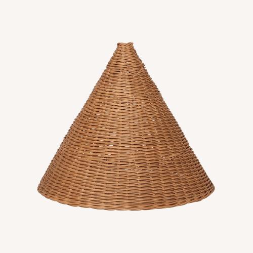 Used Danish Design Store Light Brown Pendant Lamp Shade for sale on AptDeco