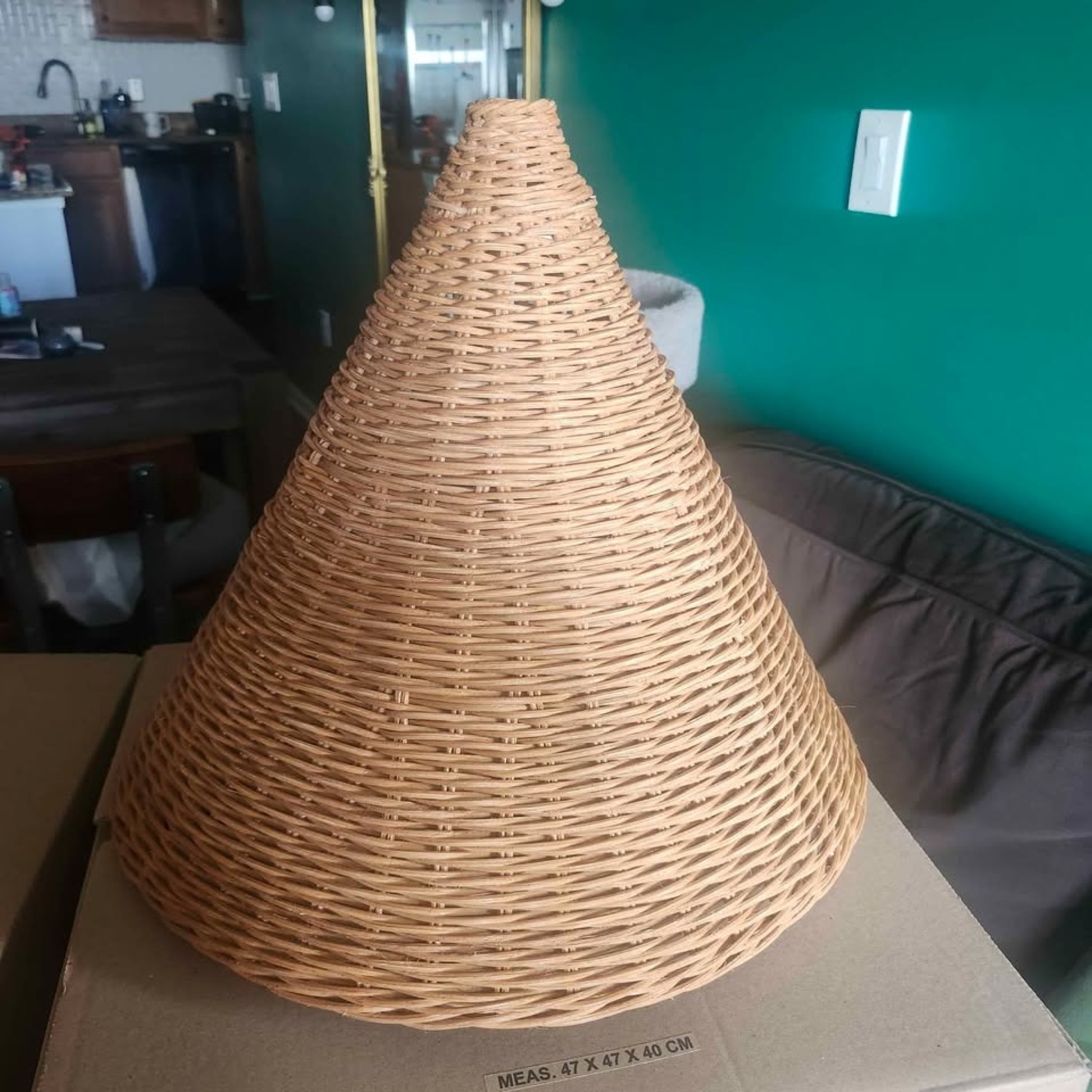 Danish Design Store Light Brown Pendant Lamp Shade - image-2