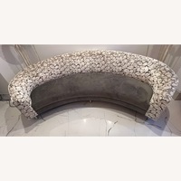 Bova Furniture Light Gray Fabric 3+ Seater Sofa