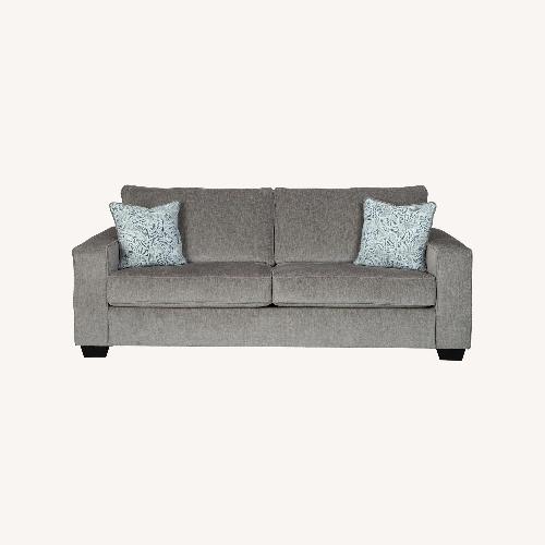 Used Raymour & Flanigan Light Gray Fabric Sleeper Sofa for sale on AptDeco