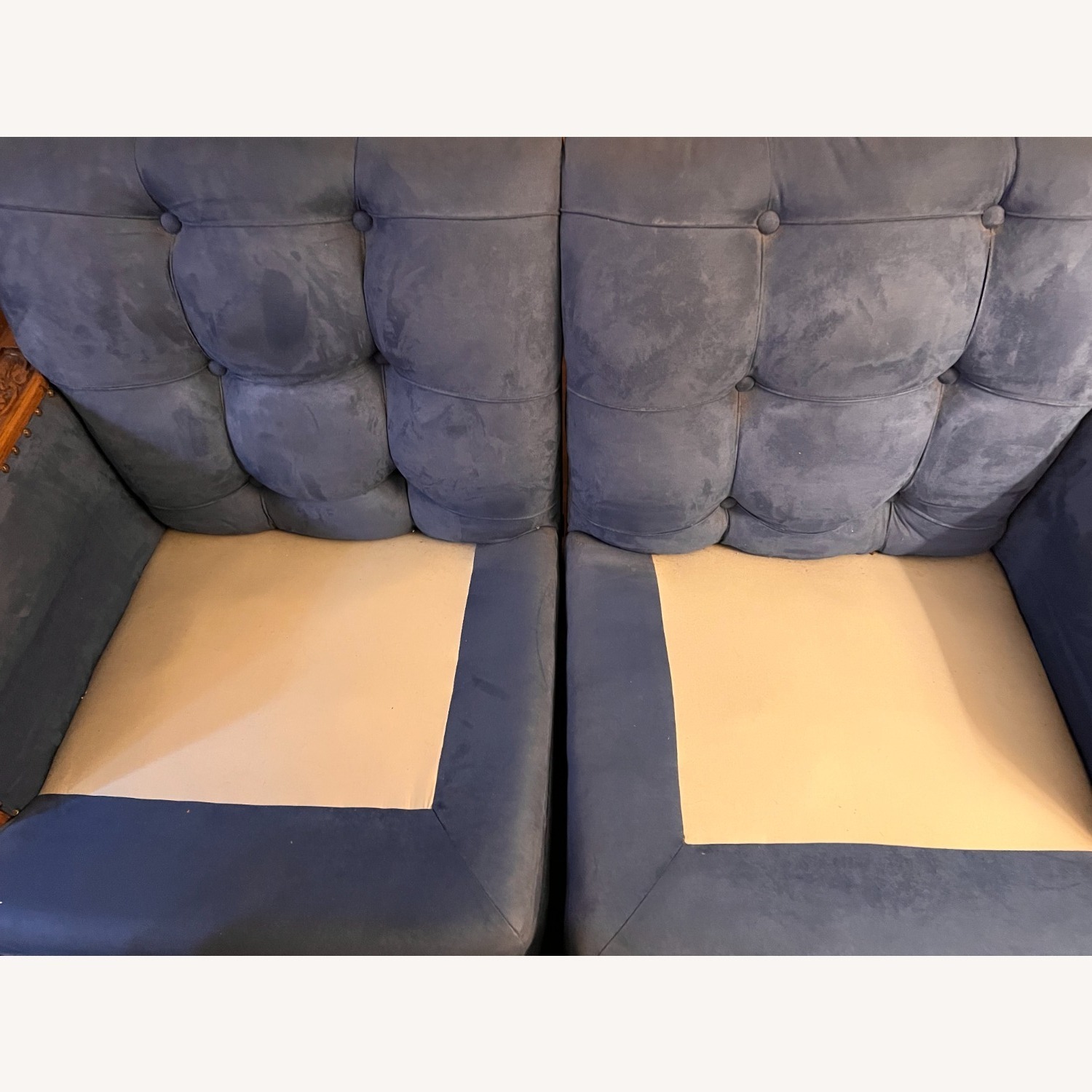 Vintage/Antique Blue 2 Piece Sectional - image-4