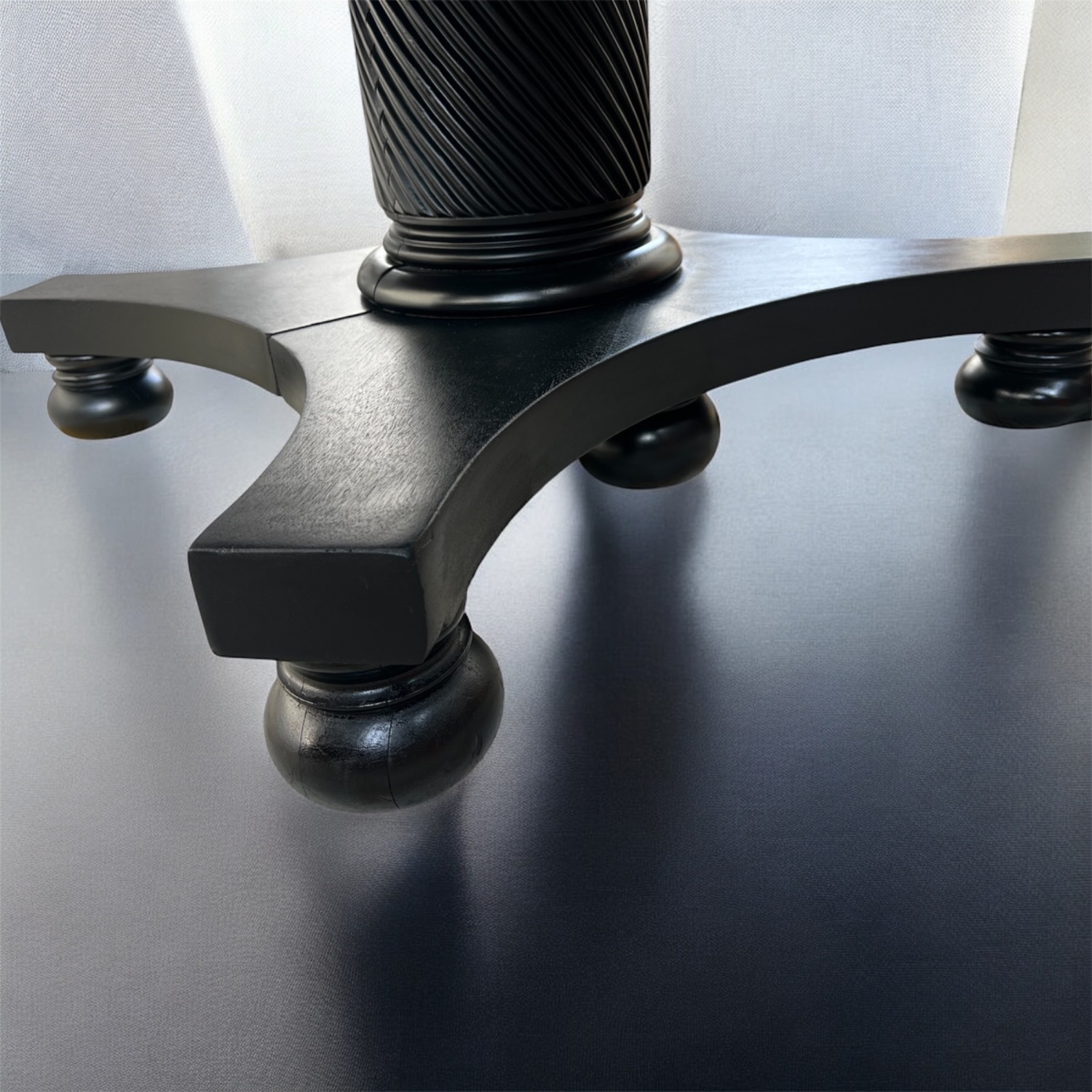 Vintage/Antique Natural Wood Dining Table - image-1