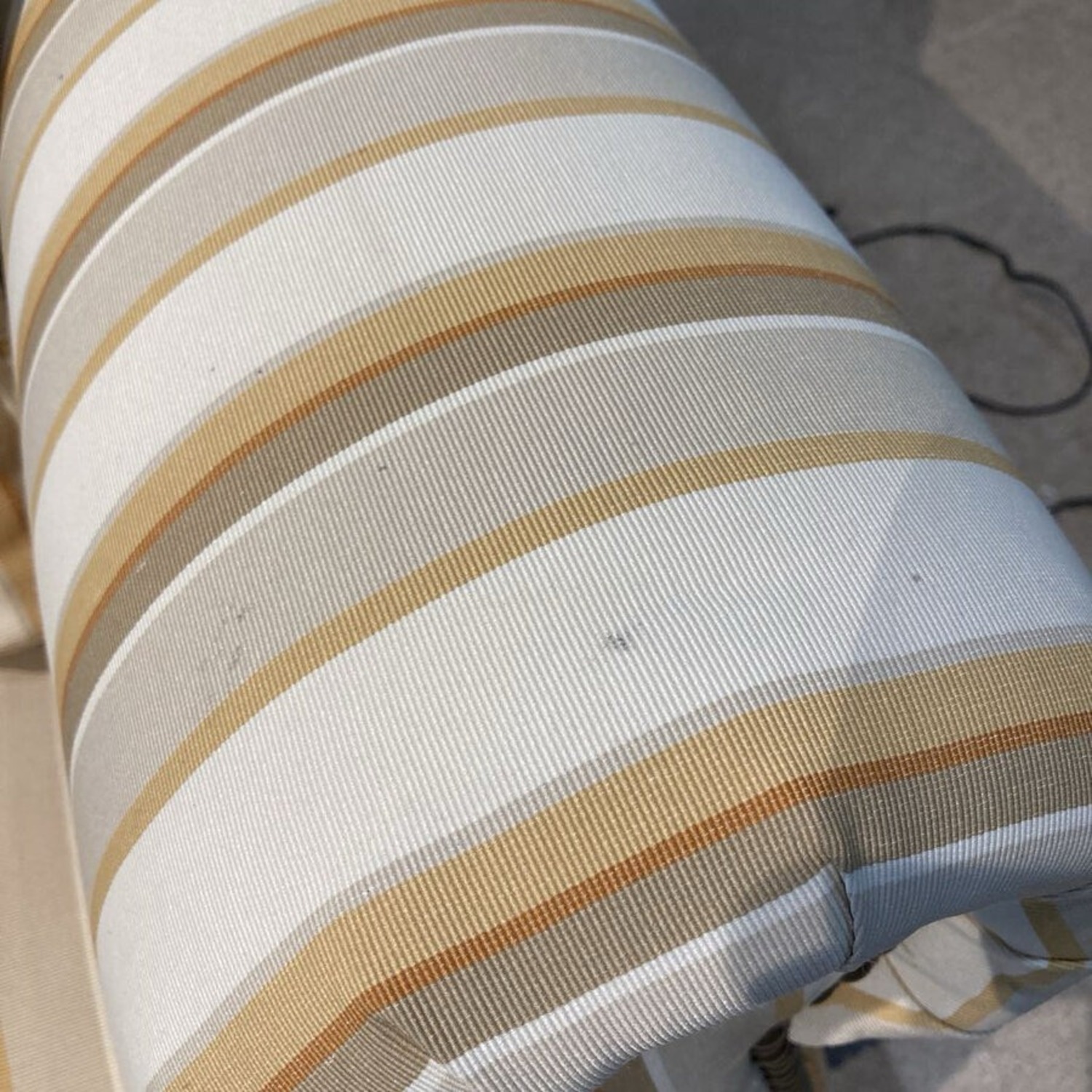 Walter E. Smithe Classic Striped Roll-Arm Sofa - image-7