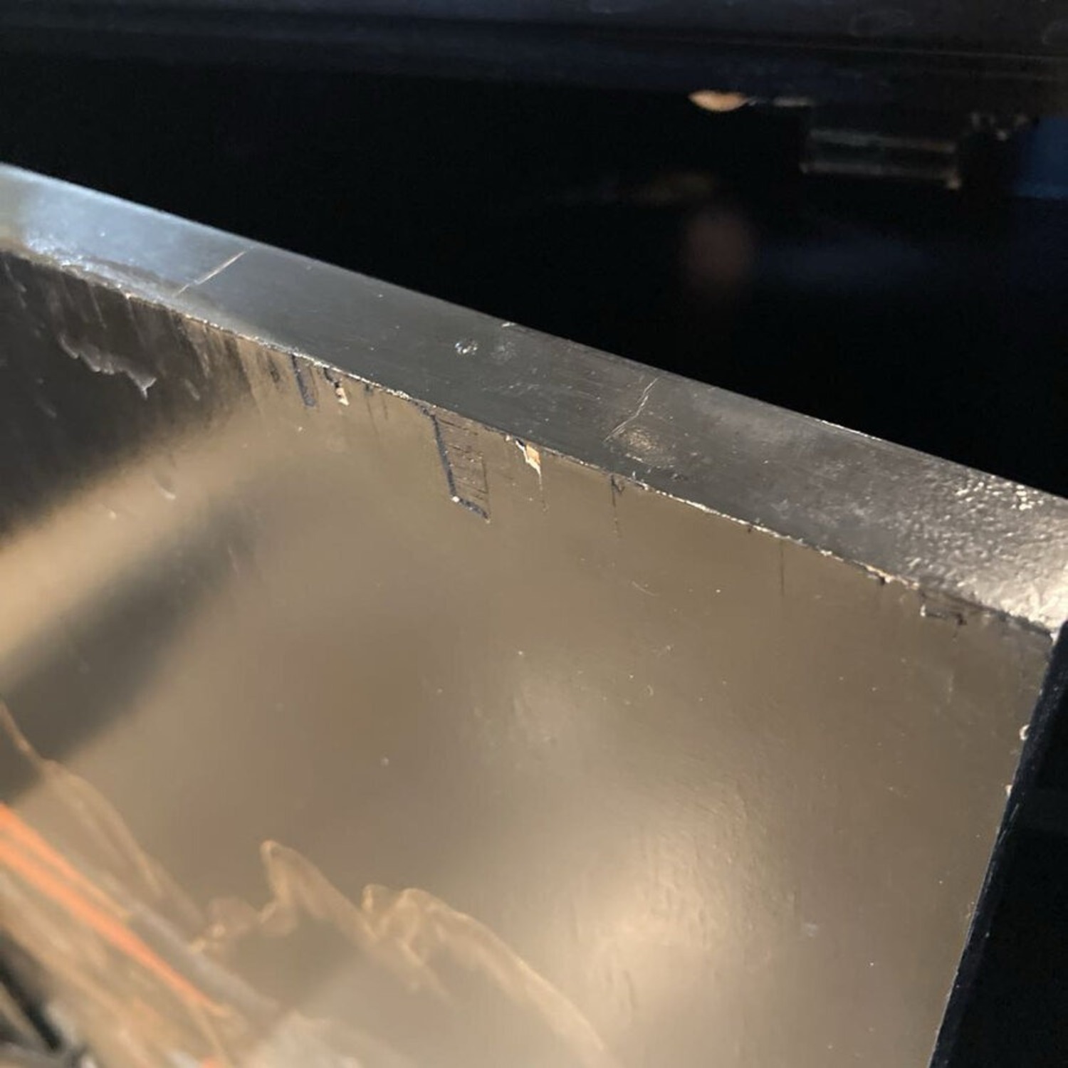 Black Lacquer Oriental Credenza - image-8